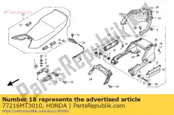 Here you can order the spring, rr. Cowl lid from Honda, with part number 77216MT3010: