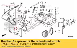 Ici, vous pouvez commander le aucune description disponible pour le moment auprès de Honda , avec le numéro de pièce 17541KYK910: