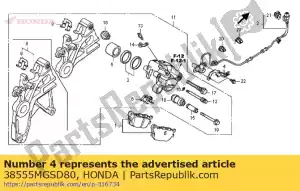 honda 38555MGSD80 séjour, capteur de vitesse - La partie au fond