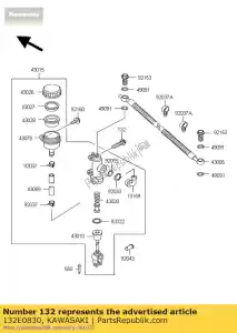 kawasaki 132E0830 bolt-flanged-small en450-a1 - Bottom side