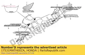 Honda 17531MATH00ZA mark (xx) (###) * type1 * - Onderkant