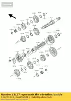 131271218, Kawasaki, shaft-transmission in kawasaki estrella 250 , New