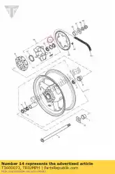 Here you can order the seal, oil, 35 52 6 from Triumph, with part number T3600073: