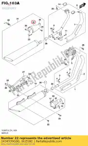 Suzuki 1434539G00 hoes - Onderkant