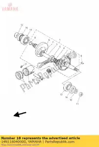 yamaha 14N116040000 set di fasce elastiche (0,25 mm o/s) - Il fondo