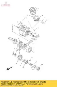 yamaha 933062021100 brg, r-b (7h4) - Bottom side