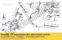 53105MY1010, Honda, gewicht, stuurhendel honda xrv africa twin  xl varadero v va transalp xrv750 xl600v xl1000v xl1000va 750 1000 600 , Nieuw