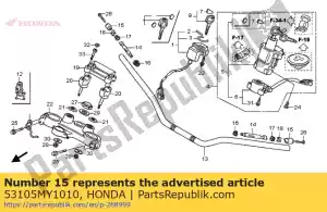 Honda 53105MY1010 poids, poignée de direction - La partie au fond