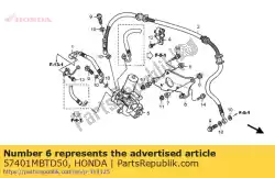 Aqui você pode pedir o fica, fr. Modulador em Honda , com o número da peça 57401MBTD50: