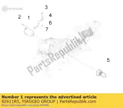 Ici, vous pouvez commander le démarreur auprès de Piaggio Group , avec le numéro de pièce 82611R5: