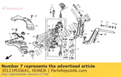 geen beschrijving beschikbaar op dit moment van Honda, met onderdeel nummer 35121MJG641, bestel je hier online: