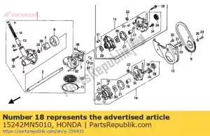 Honda 15242MN5010 cover comp, scaven - Onderkant