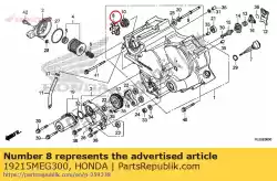 Tutaj możesz zamówić wirnik, pompa wodna od Honda , z numerem części 19215MEG300: