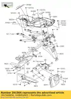 391560856, Kawasaki, pad, rr guardabarros, lh kawasaki klz versys a 1000 , Nuevo