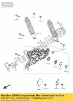 92045Y035, Kawasaki, rolamento de esfera, 6204 sc300aef kawasaki j 125 300 2015 2016, Novo