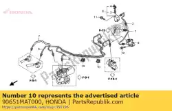 Aqui você pode pedir o braçadeira, tubo de freio em Honda , com o número da peça 90651MAT000:
