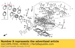 Qui puoi ordinare nessuna descrizione disponibile al momento da Honda , con numero parte 16219ML7000: