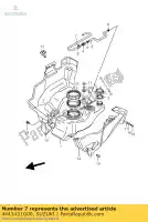 4443431G00, Suzuki, mangueira, tanque de combustível suzuki lt a 450 700 2005 2006 2007, Novo