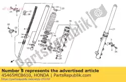 klem b, remslang van Honda, met onderdeel nummer 45465MCB610, bestel je hier online: