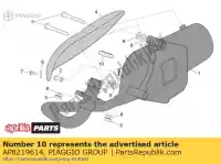 AP8219614, Piaggio Group, Guarnizione del tubo di scarico aprilia  scarabeo 100 2001 2002 2003 2004 2006 2007 2008 2009 2010 2014, Nuovo