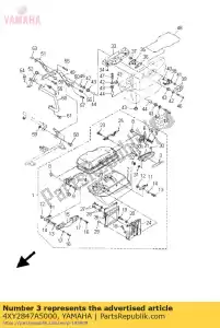 yamaha 4XY2847A5000 ornement 1 - La partie au fond