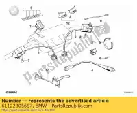 61122305687, BMW, ligne de connexion bmw  1100 1992 1993 1994 1995 1996 1997, Nouveau