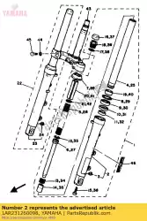 Here you can order the tube, outer 1 from Yamaha, with part number 1AR231260098: