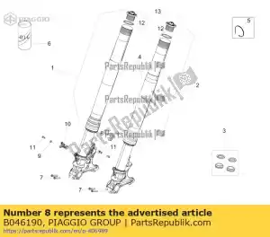 Piaggio Group B046190 chaumard - La partie au fond