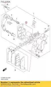 suzuki 5930021810 set pistone - Il fondo