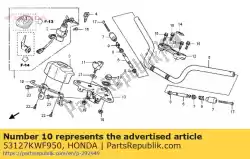 Qui puoi ordinare nessuna descrizione disponibile al momento da Honda , con numero parte 53127KWF950: