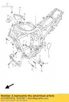 4163926E00, Suzuki, portada, fr.body, r suzuki gsf 600 1200 1995 1996 1997 1998 1999 2000, Nuevo