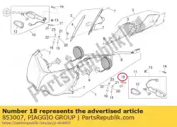 Aquí puede pedir lh abrazadera de Piaggio Group , con el número de pieza 853007: