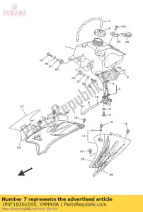 yamaha 1P6F18261000 pipe, breather - Bottom side