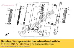 Qui puoi ordinare fascia, stivale inferiore da Honda , con numero parte 51613MBN672: