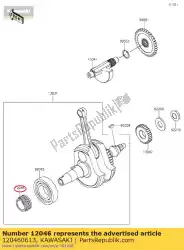 Tutaj możesz zamówić 01 z? Batka, 21t od Kawasaki , z numerem części 120460613: