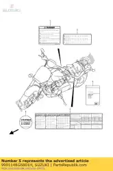 Qui puoi ordinare manuale, proprietario s da Suzuki , con numero parte 9901148G6801H: