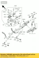 430261085, Kawasaki, casquette-frein vn1500-p1 kawasaki vn 1500 1600 2002 2003, Nouveau