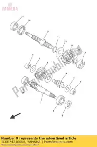 yamaha 1C0E74210000 axle, drive - Bottom side