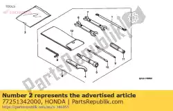 tas, onderhoudsboekje van Honda, met onderdeel nummer 77251342000, bestel je hier online: