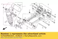 52400MEE003, Honda, conjunto de almofada, traseiro honda cbr  rr f cbr600rr 600 , Novo