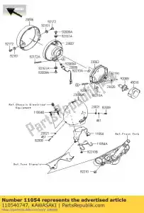 Kawasaki 110540747 wspornik, lampa czo?owa - Dół