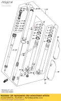 5116728H10, Suzuki, buisson, guide suzuki rmx  z rm z450 rmx450z z250 450 250 , Nouveau