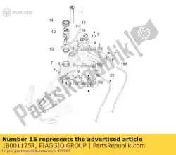 Here you can order the fuel pipe complete with joints from Piaggio Group, with part number 1B001175R: