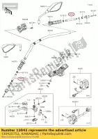 130420752, Kawasaki, 01 peso, alça, interno kawasaki  650 2017 2018 2019, Novo