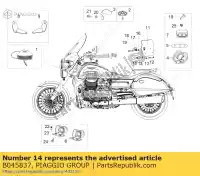 B045837, Piaggio Group, Bush aprilia moto-guzzi  caponord zd4vk000, zd4vka, zd4vk001, zd4vka01 zd4vkb000, zd4vkb001, zd4vkb003, zd4vkb00x, zd4vkb009 zd4vku00 zgukdh00 1200 1400 2013 2014 2015 2016 2017, New