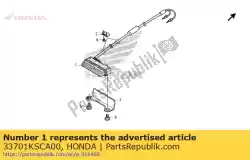 Here you can order the taillight unit from Honda, with part number 33701KSCA00: