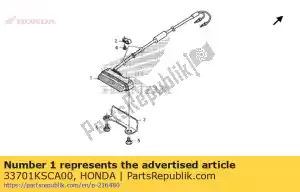 Honda 33701KSCA00 taillight unit - Bottom side