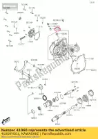 41060Y001, Kawasaki, parafuso medidor de engrenagem kawasaki kvf300 brute force 300 , Novo