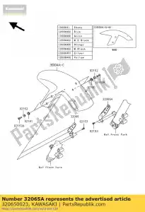 Kawasaki 320650023 fender suspension - Right side