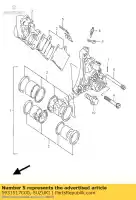 5931517C00, Suzuki, primavera, pad suzuki gsf gsx r rf 750 900 1100 1200 1988 1989 1990 1991 1992 1993 1994 1995 1996 1997 1998 1999 2000, Nuovo